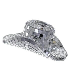 Silver Cowboy Hat Ornament